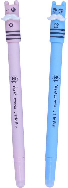 Ištrinamas gelinis rašiklis MG MOUSTACHE, 0,5 mm, mėlynas, 2 rūšių