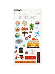 Skrebinimo lipdukai INSTAX TRAVEL, 22 vnt.