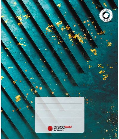 Sąsiuvinis DISCO Premium School, A5, 5-12 kl., 32 lapai, linijomis
