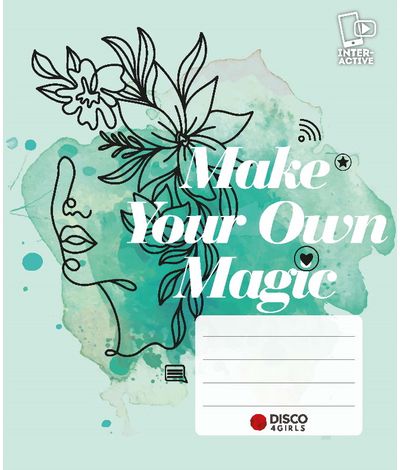 Sąsiuvinis DISCO 4Girls, A5, 5-12 kl., 32 lapai, linijomis