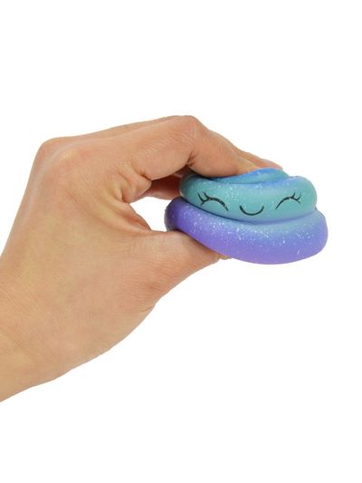 Minkštukas SQUISHY RAINBOW POOP, 7x6,5cm