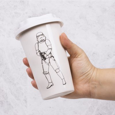 Kelioninis puodelis STAR WARS STORMTROOPER WHITE