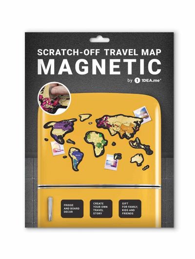 Nutrinamas MAGNETINIS PASAULIS žemėlapis