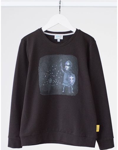 Džemperis berniukams KM RITERIS, 110-116, juoda