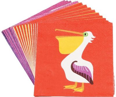 Vienkartinės servetėlės COLOURFUL CREATURES, 20 vnt