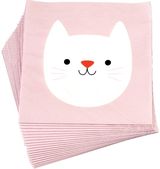Vienkartinės servetėlės COOKIE THE CAT, 20 vnt.