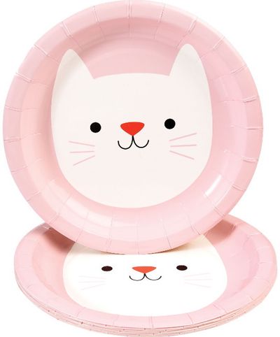 Vienkartinių lėkščių rinkinys COOKIE THE CAT, 8 vnt.