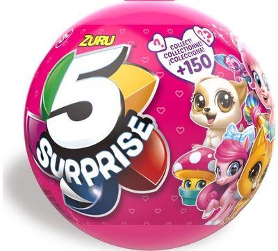 Siurprizas kamuoliuke 5 SURPRISE MERGAITĖMS