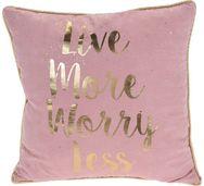 Pagalvėlė GOLD WORDS, 40x40 cm