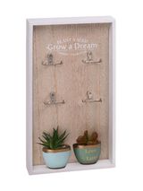 Medinė raktų kabykla GROW A DREAM