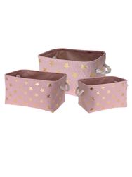 Krepšys daiktams GOLD STARS, 30x19x17 cm