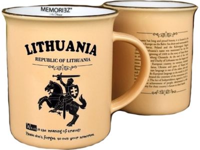 Suvenyrinis puodelis SU ISTORIJA, 280ml, įvairios spalvos