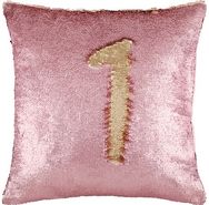 Pagalvėlė SEQUIN BLING ROSE, 45x45cm