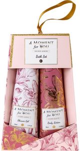 Kūno priežiūros rinkinys GOLDEN JASMINE (dušo želė+kūno losjonas), 2x30 ml