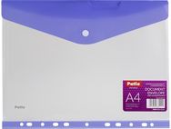 Aplankas (vokas) PATIO su spaustuku ir europerforacija, A4, violetinis