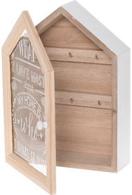 Raktų kabykla su durelėmis HOUSE, 17x25x7 cm