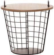 Metalinis krepšys-staliukas LID, 32x37 cm