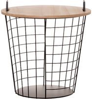 Metalinis krepšys-staliukas LID, 44x45 cm