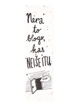 Knygų skirtukas NĖRA TO BLOGO