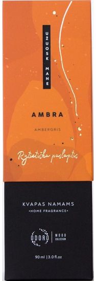 Kvapas namams ODORO MOOD AMBRA