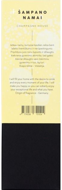 Kvapas namams ODORO MOOD ŠAMPANO NAMAI