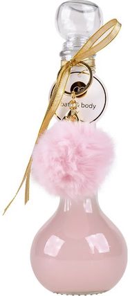 Dovanų rinkinys TULIPANO POM POM LIGHT PINK PERLMUTT (dušo želė+raktų pakabukas) , 200 ml