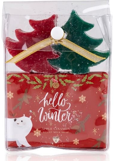 Avies pieno muiliukų rinkinys HELLO WINTER, 100+2x25 g