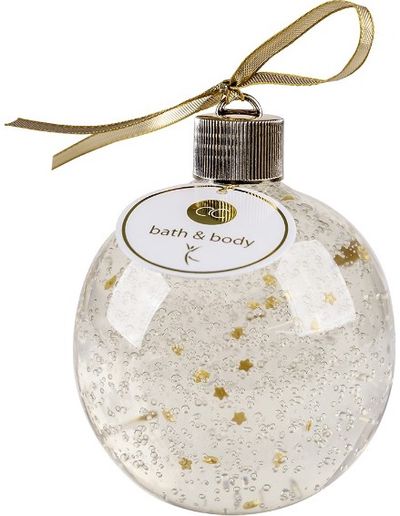 Vonios ir dušo želė BALL TRANSPARENT GOLD STARS, 500 ml