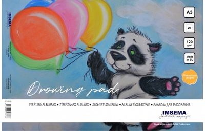 Piešimo albumas Imsema PREMIUM, A3, 120 gr, 20 l.