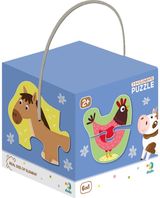 Dėlionių rinkinys DODO augintiniai, 6 dėlionės 2-4 dalių