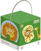 Dėlionių rinkinys DODO gyvūnai, 7 dėlionės 2-4 dalių