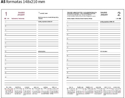 Darbo knyga popieriniu viršeliu CL 2021 PAVASARIO BIJŪNAI A5