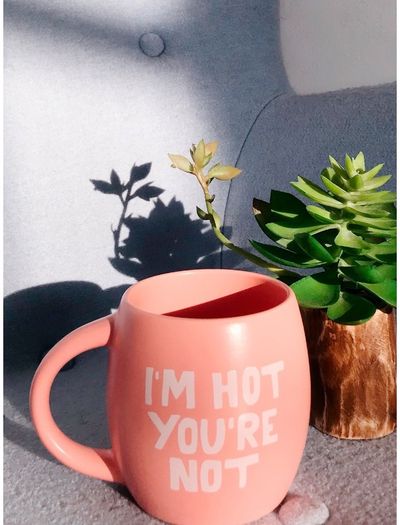 Puodelis I'M HOT PINK, 450 ml