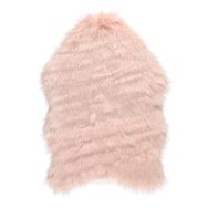 Dirbtinio kailio kilimas LUREX PINK, 60x90 cm