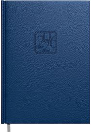 Darbo knyga A5 MEMORY 2026, puslapis dienai tamsiai mėlyna