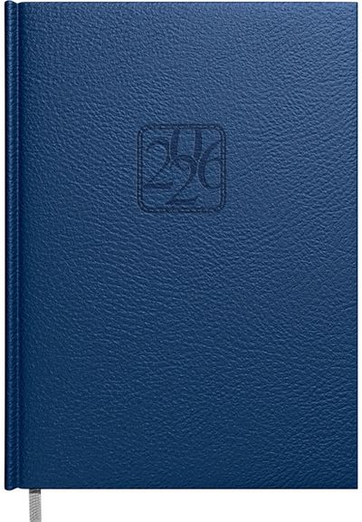 Darbo knyga A5 MEMORY 2026, puslapis dienai tamsiai mėlyna