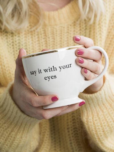 Puodelis ME CLOSED EYES, Ø11 cm