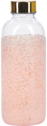 Plastikinė gertuvė ME SILICONE ROSE DOTS, 650 ml