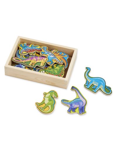 Medinių magnetų rinkinys M&D DINOSAUR