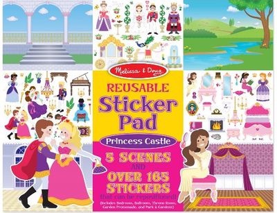 Lipdukų rinkinys M&D PRINCESS CASTLE STICKER PAD