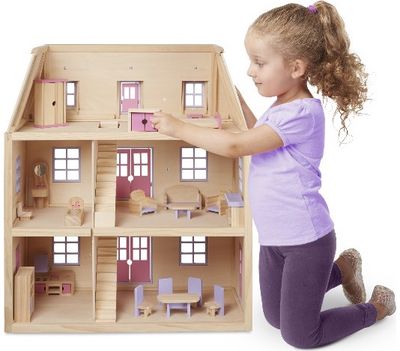 Lėlių namas M&D MULTI LEVEL DOLL HOUSE