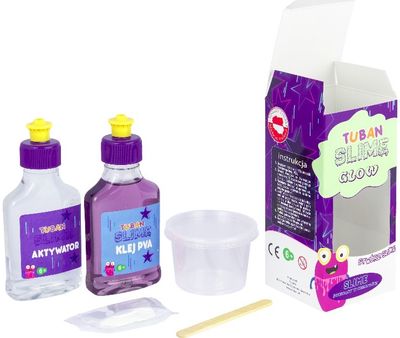 Gleivių gamybos rinkinys TUBAN SUPER SLIME GLOW IN THE DARK