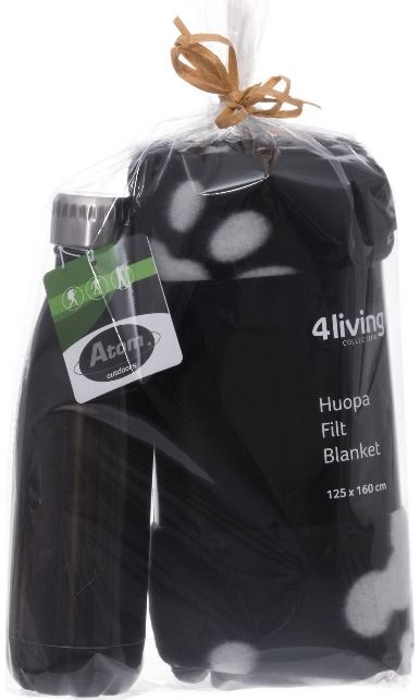 Dovanų rinkinys 4LIVING (pledas+termo gertuvė)