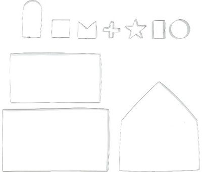 Imbierinio namelio formelės GINGERBREAD, 10 vnt.