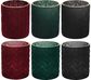 Žvakidė VELVET GREEN/RED/BLACK, 8 cm