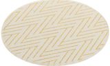 Lėkštelė žvakei GOLD PATTERN WHITE, 15 cm