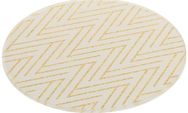 Lėkštelė žvakei GOLD PATTERN WHITE, 15 cm