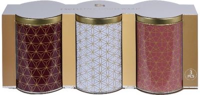 Birių produktų indų rinkinys WHITE/PINK/FUCHSIA, 3 vnt.