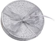Puodelių padėkliukų rinkinys GLITTER, 4 vnt.
