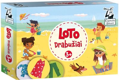 Stalo žaidimas LOTO DRABUŽIAI Captain Smart